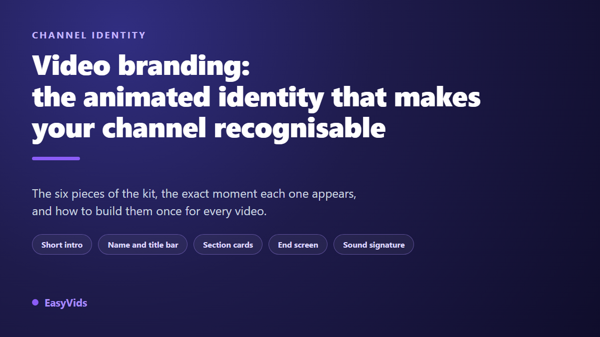 YouTube Branding: The Animated Kit That Makes Your Channel Recognizable