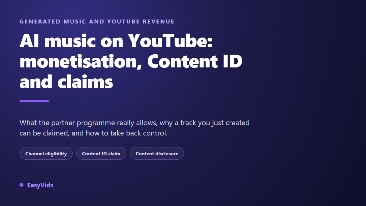 AI Music on YouTube: Monetization Rules and How to Avoid Copyright Claims