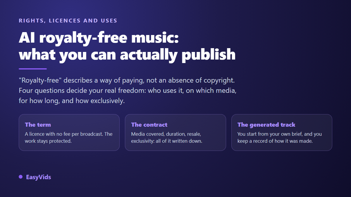 Royalty-Free AI Music: Can You Really Use It Commercially?