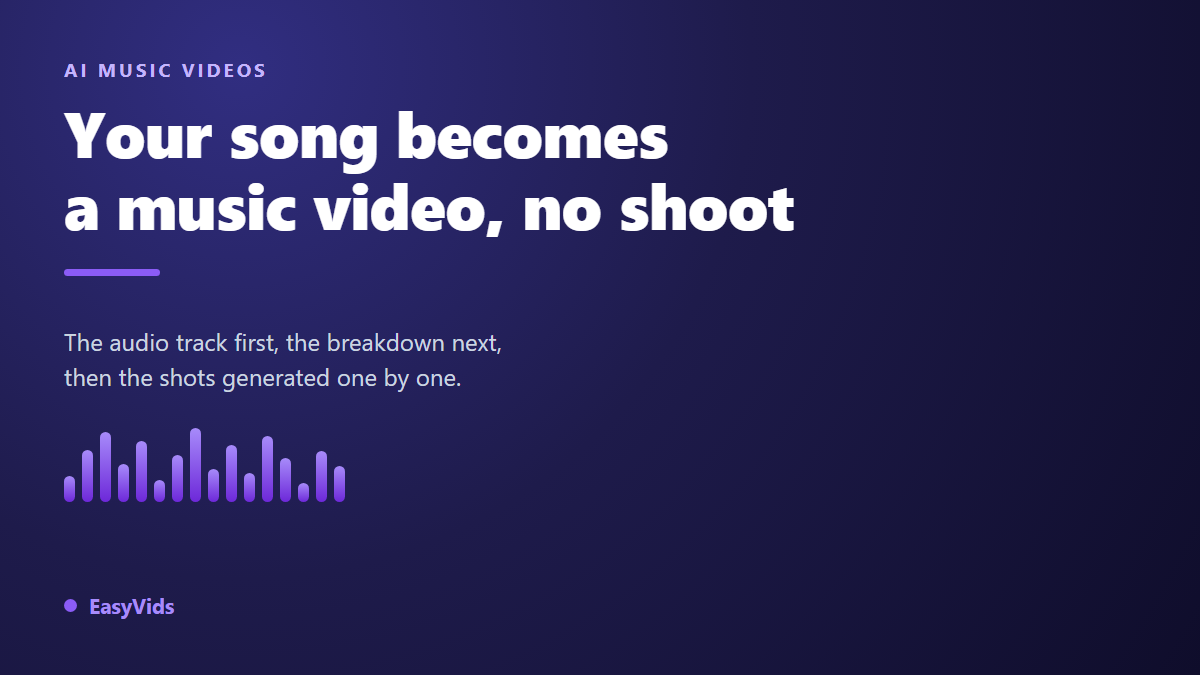 AI Music Video Generator: Make a Music Video for Your Song Without a Film Crew