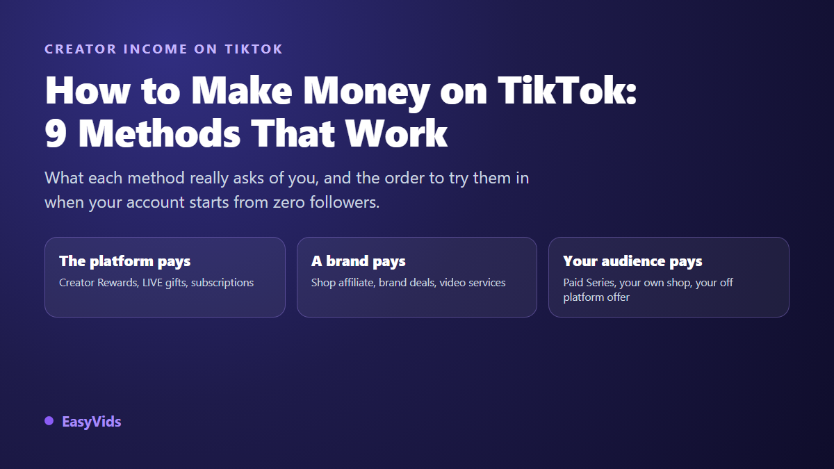 How to Make Money on TikTok: 9 Methods That Work in 2026