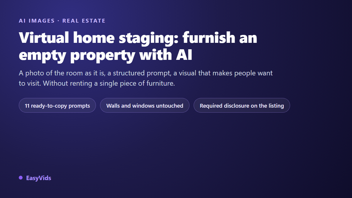 Virtual Staging AI: Sell Properties Faster With 11 Ready Made Prompts