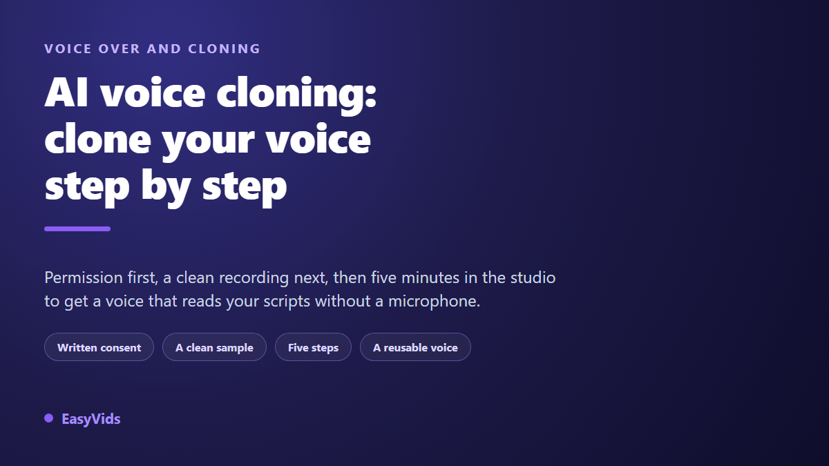 AI Voice Cloning: How to Clone Your Voice Step by Step in 2026