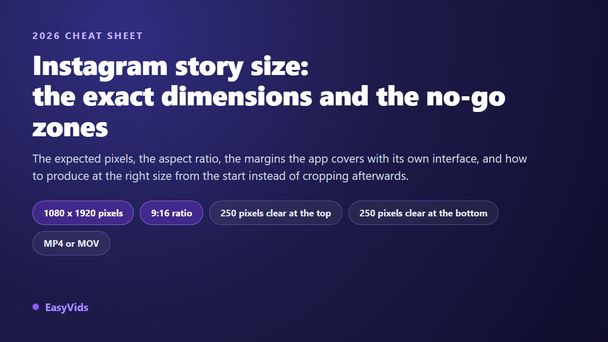 Instagram Story Dimensions: Exact Size and the Safe Zones to Respect