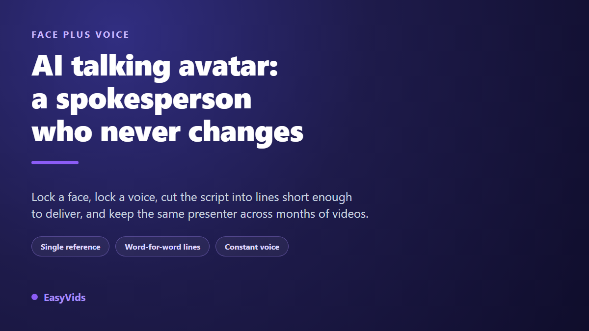 Talking Avatar AI: Give Your Videos a Face and a Voice (No Camera)