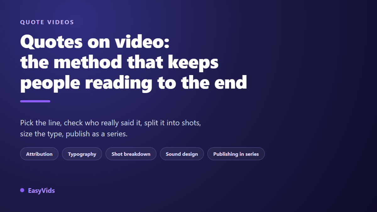 Quote Video Maker: Create Quote Videos That Rack Up Views