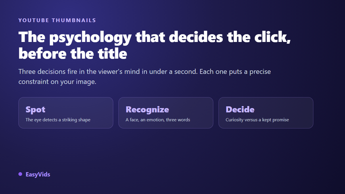 YouTube Thumbnail Psychology: What Makes People Click (With Data)