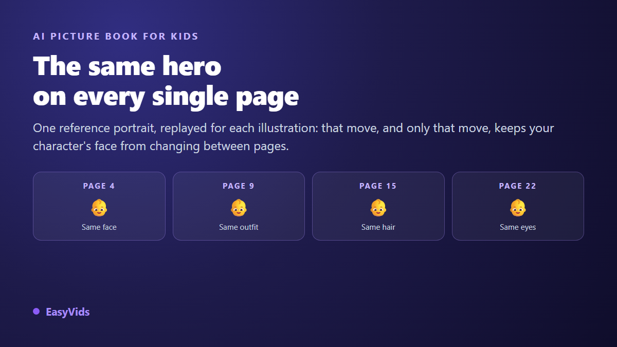How to Make a Children's Book With AI (Same Character on Every Page)