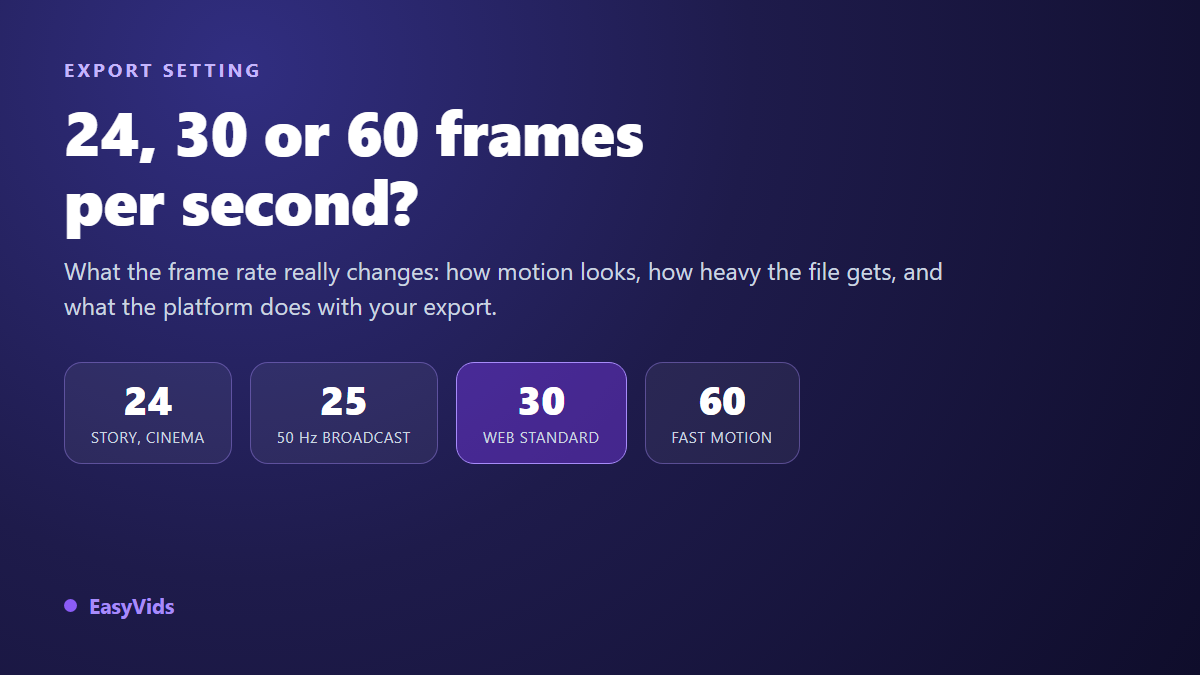 Best FPS for Video: 24, 30 or 60 Frames per Second Explained