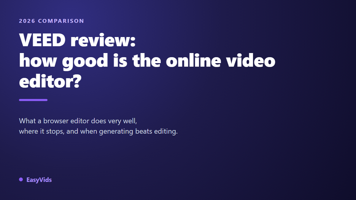 VEED Review 2026: Is the Online Video Editor Worth It
