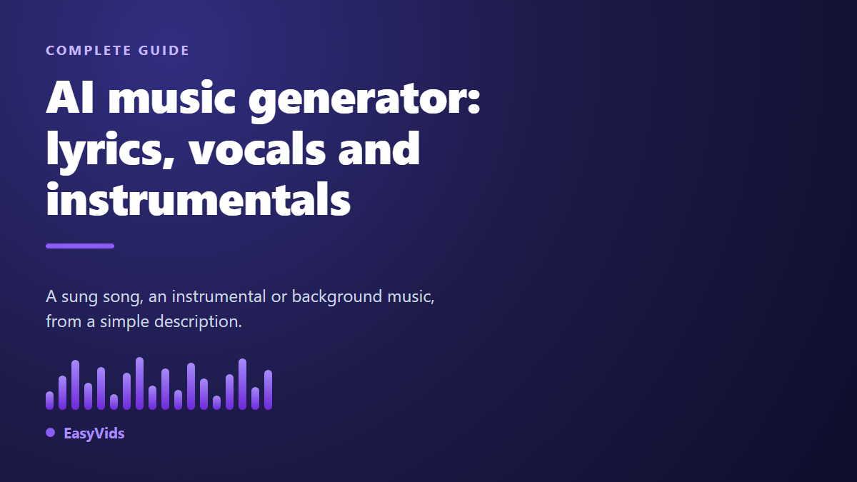 AI Music Generator: The Complete Guide to Songs, Instrumentals and Background Music