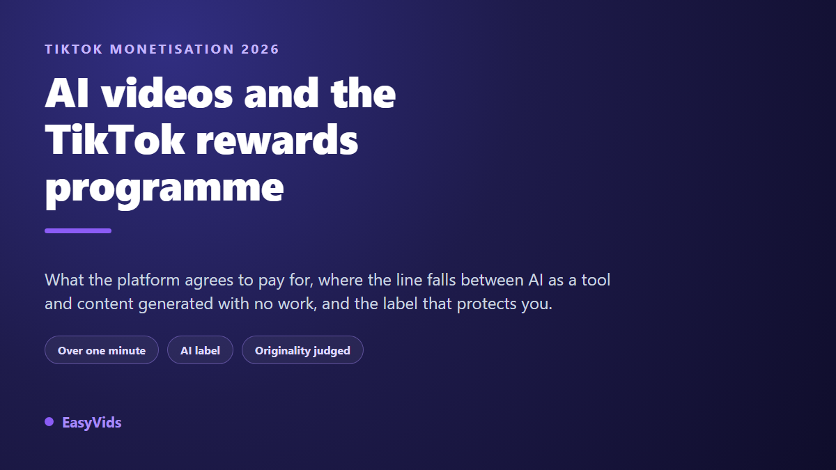 Is AI-Generated Content Allowed in TikTok Creator Rewards? The 2026 Rules Decoded