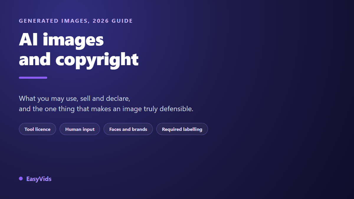 AI Generated Images and Copyright: What You Can Legally Use and Sell in 2026