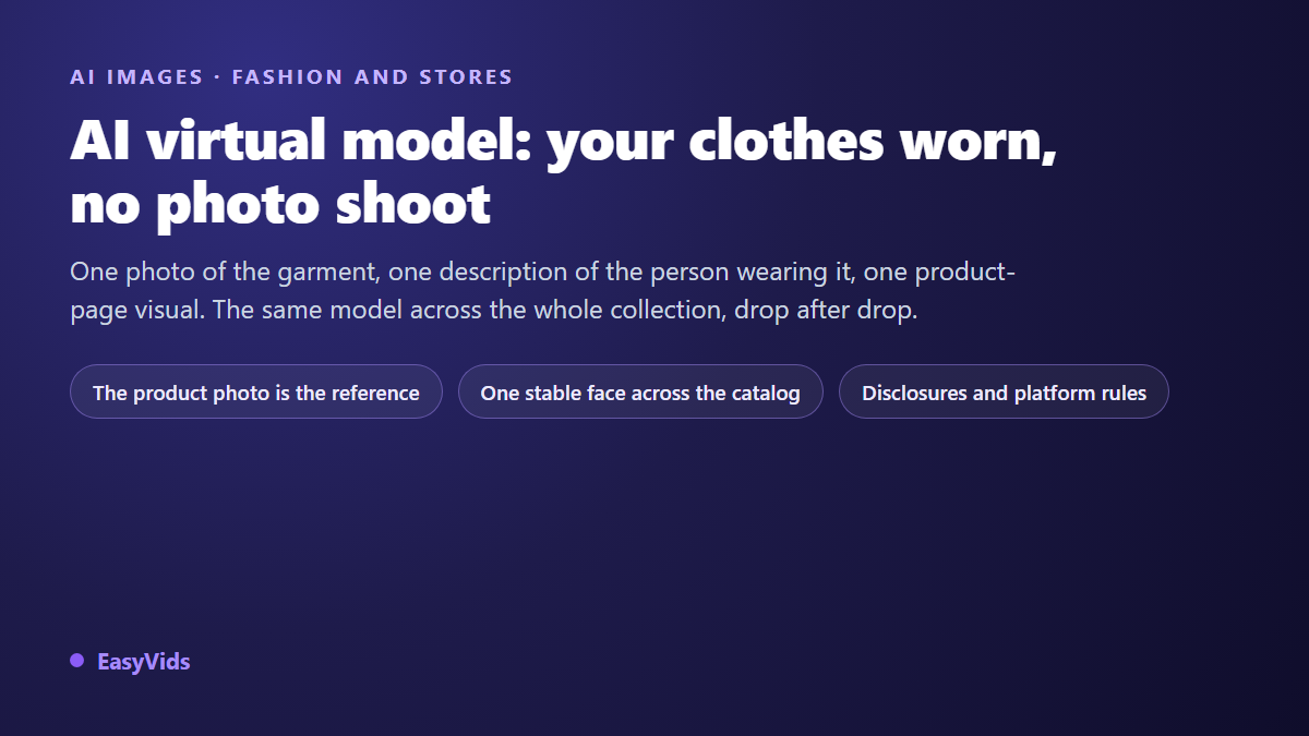 AI Fashion Model Generator: On Model Clothing Photos Without a Photoshoot