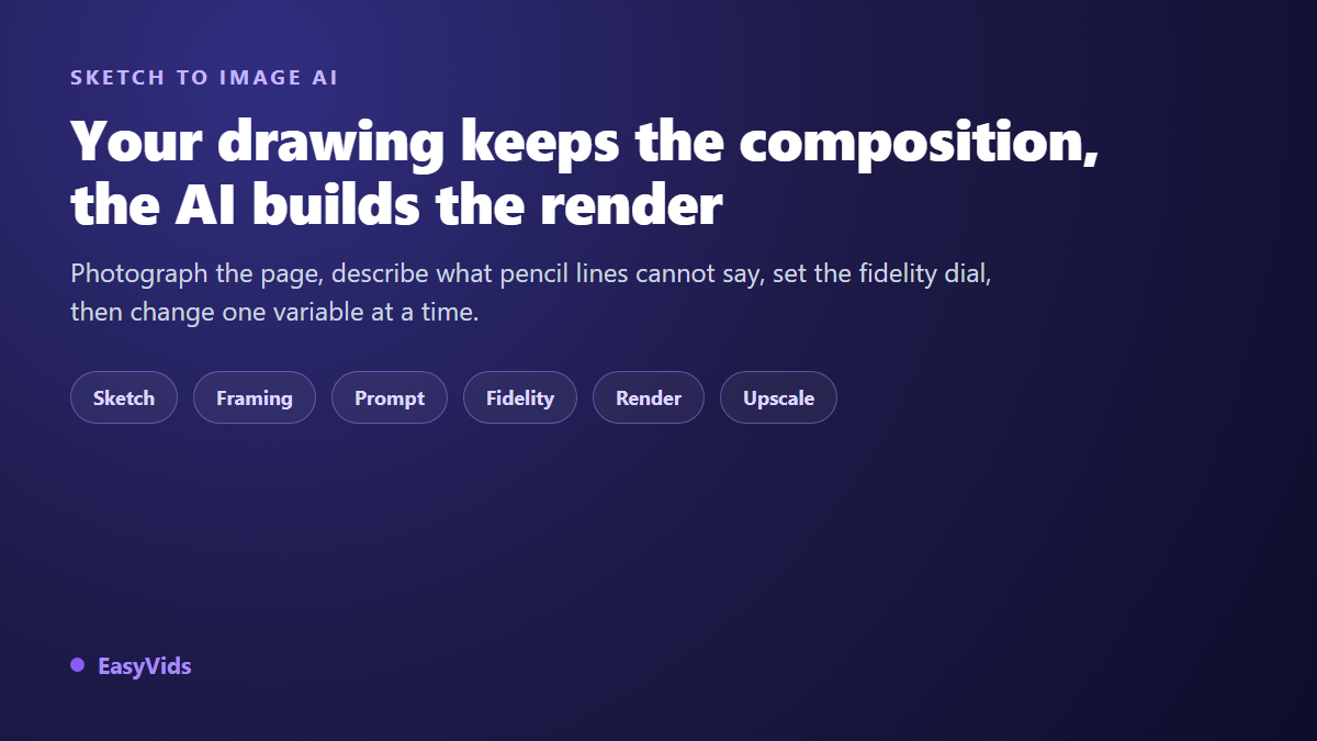 Sketch to Image AI: Turn a Rough Drawing Into Finished Art