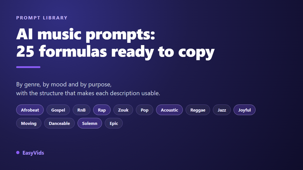 25 AI Music Prompt Examples for Every Genre and Mood (Copy and Paste)