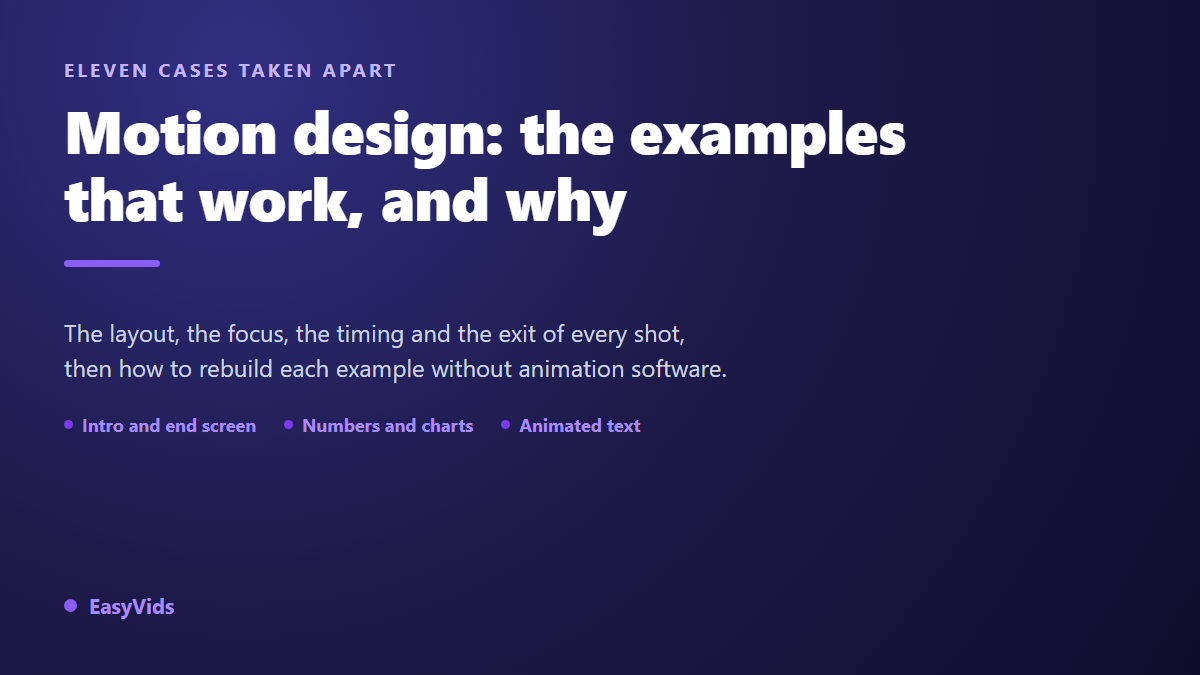 11 Motion Graphics Examples Explained (And How to Recreate Them With AI)