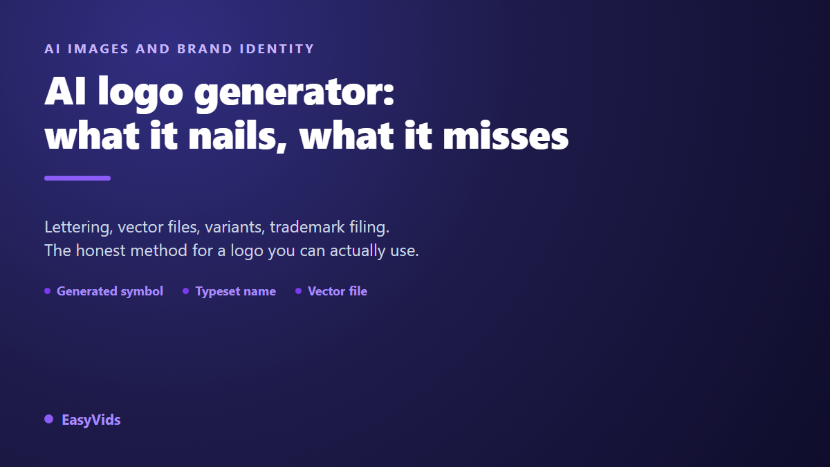 AI Logo Generator: Create a Professional Logo Without a Designer