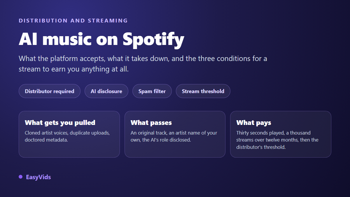 Can You Upload AI Music to Spotify? Platform Rules and How You Get Paid
