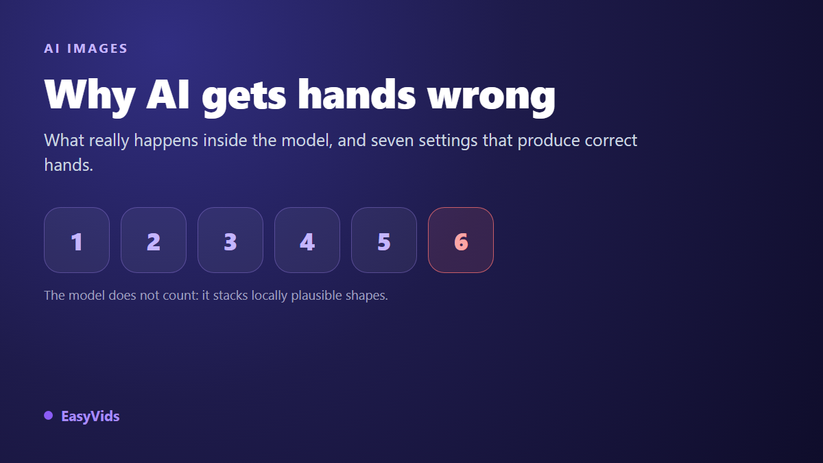 Why Can't AI Draw Hands? The Reason and 7 Fixes That Work