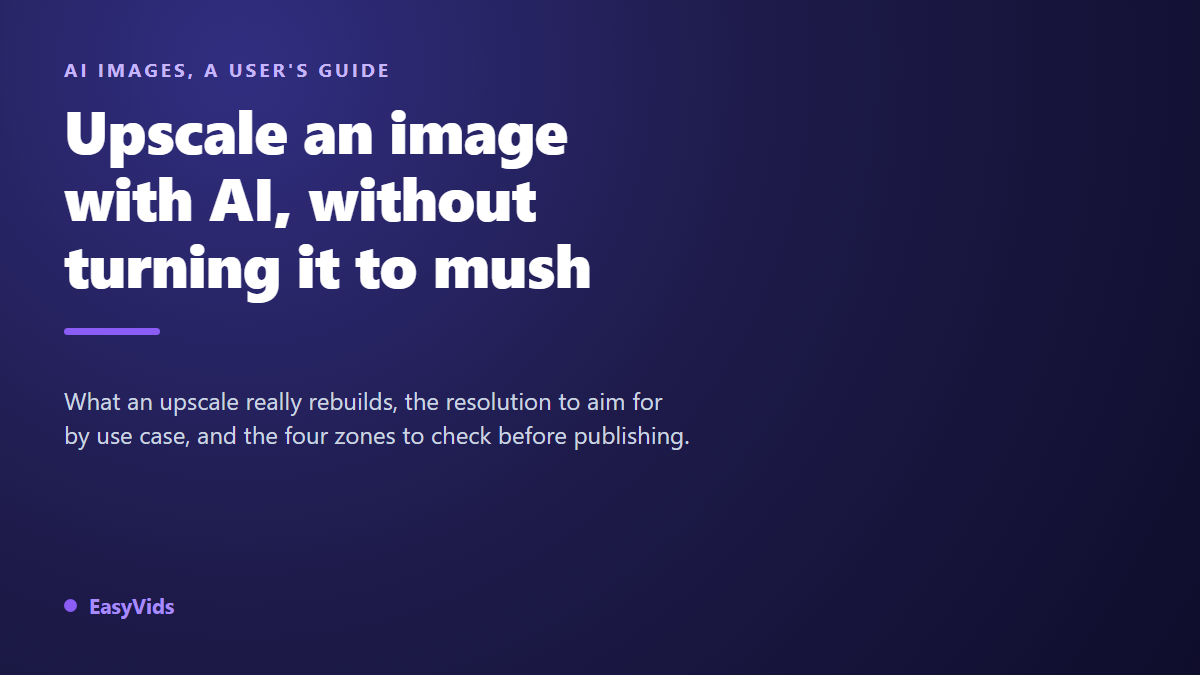 AI Image Upscaler: Enlarge Any Picture to 4K Without Losing Quality