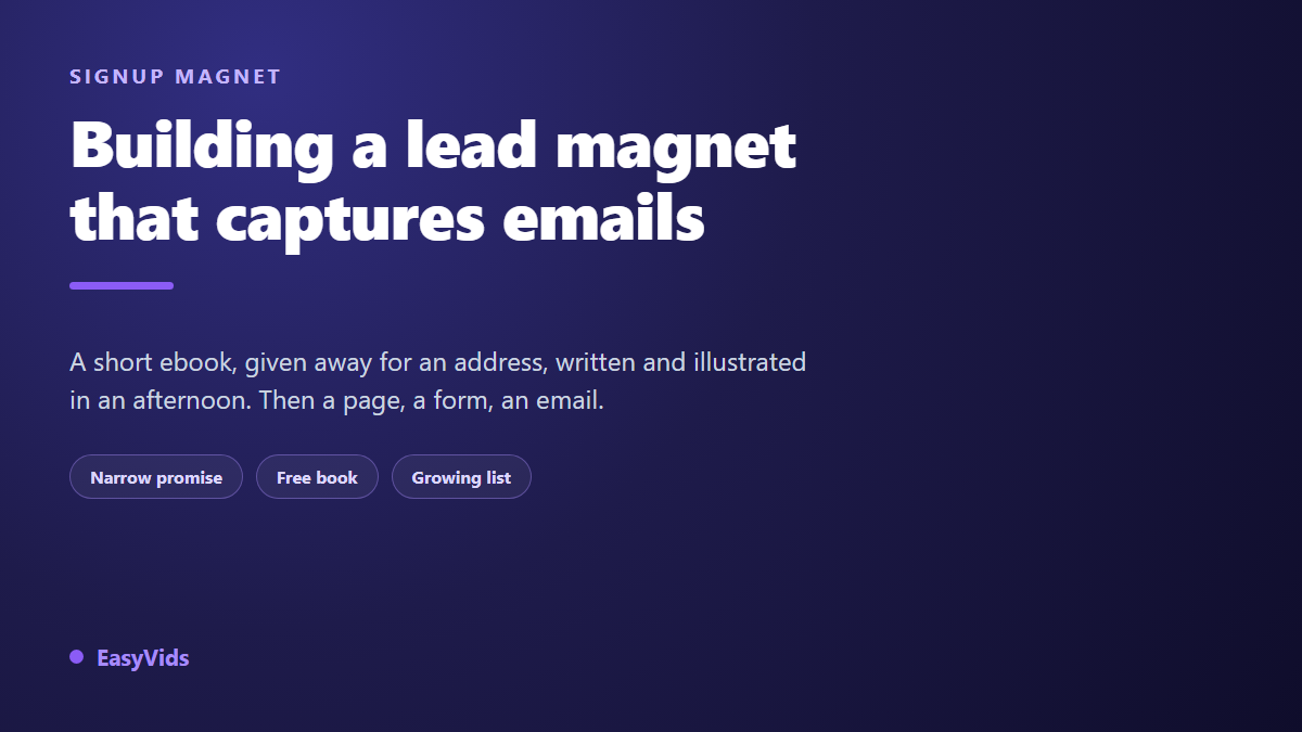 Lead Magnet Ideas: 13 Ebooks You Can Generate in an Afternoon