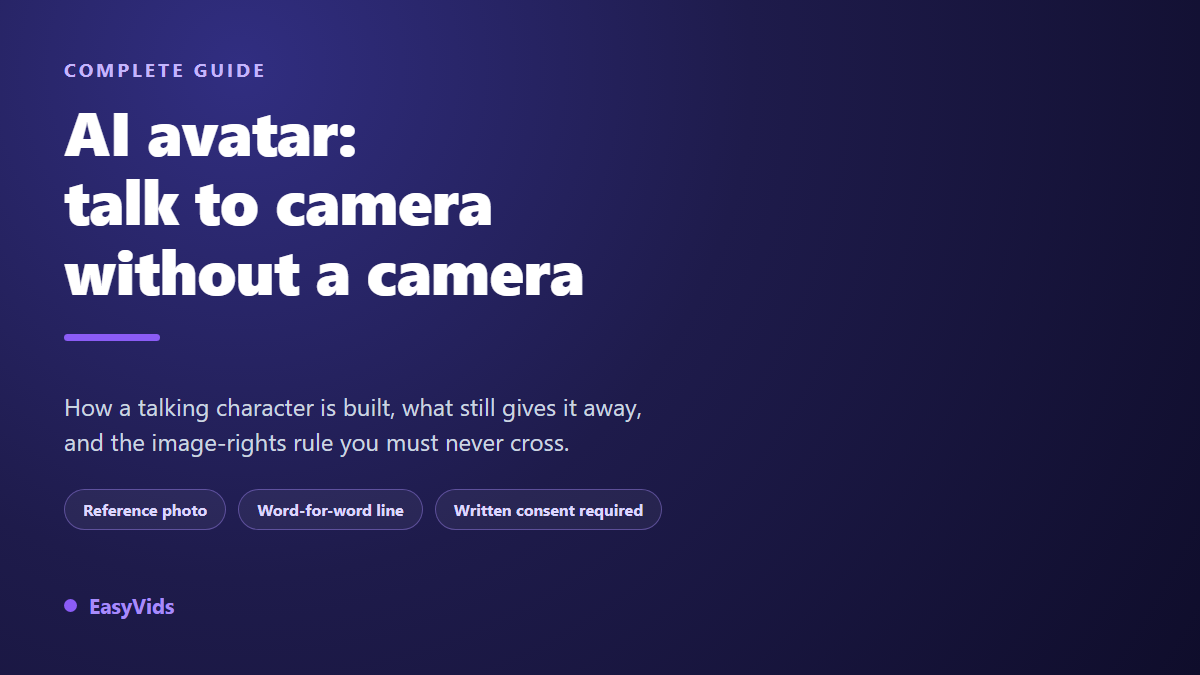 AI UGC: How to Create Talking Avatar Videos Without a Camera