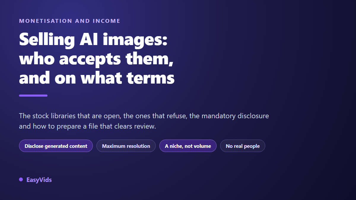 How to Sell AI-Generated Images: Platforms That Accept Them and the Rules to Know