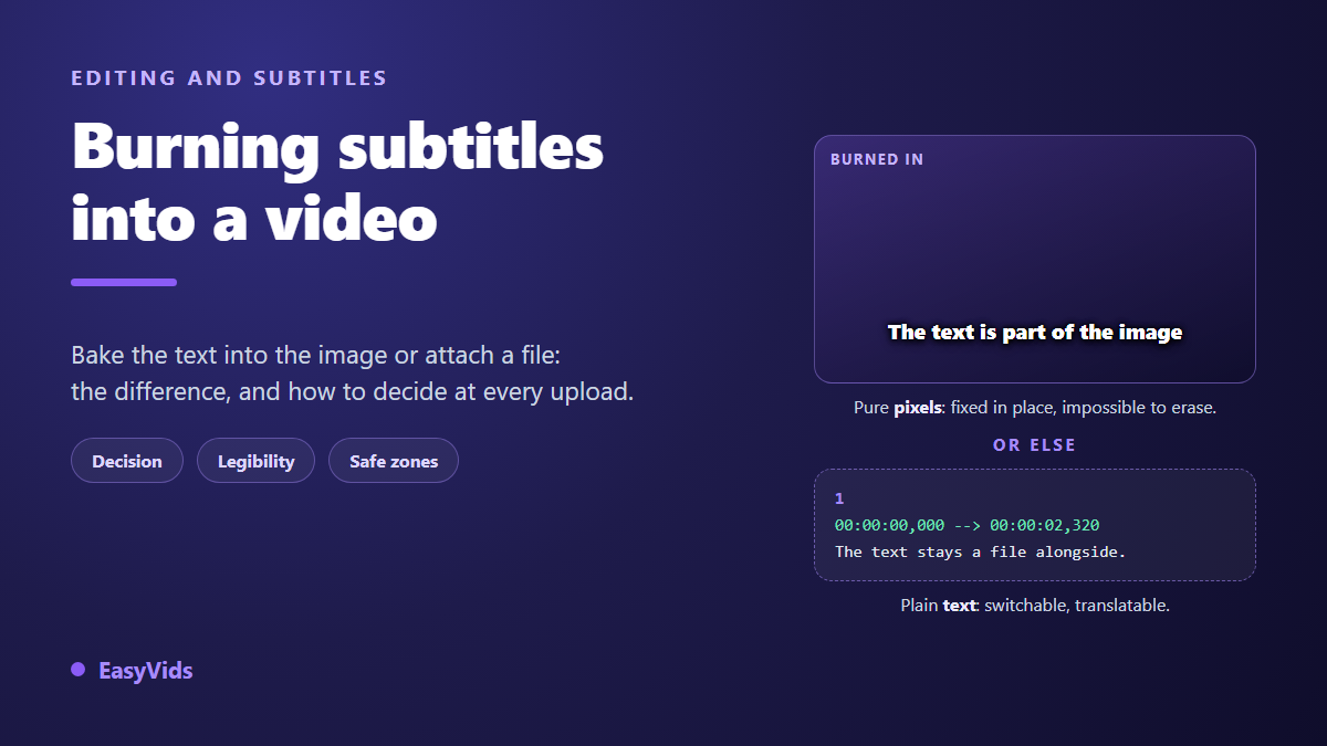 How to Burn Subtitles Into a Video the Right Way