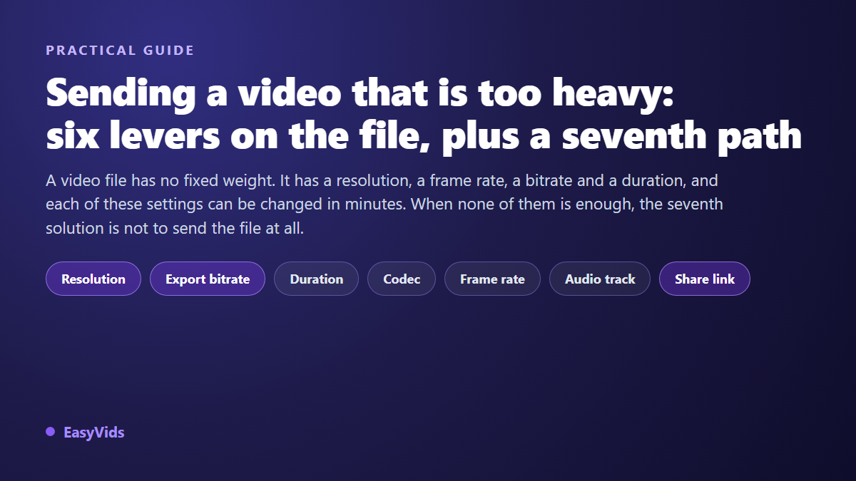 How to Send Large Video Files: 7 Ways That Actually Work