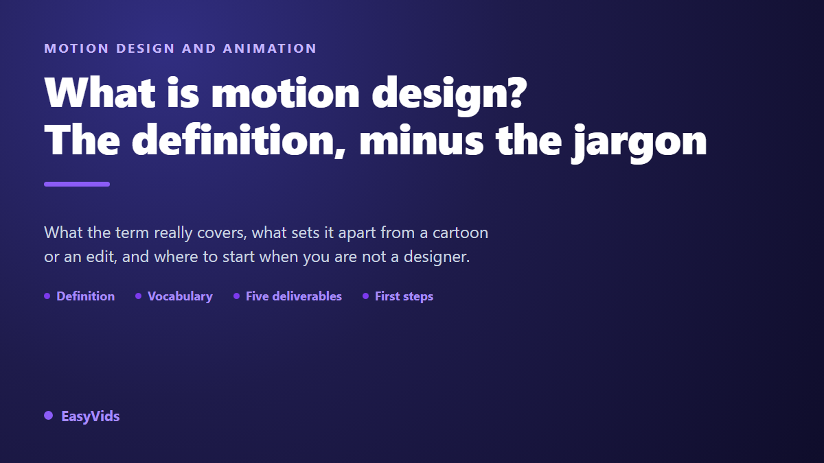 What Is Motion Graphics? Definition, Examples and How to Get Started